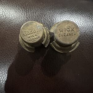 Aladdin Model ? Brass Wick Cleaner And Additional Wick Cleaner As Shown (lotof2)
